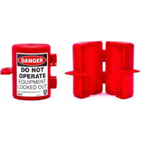 ZING ZING RecycLockout Lockout Tagout, Small Plug Lockout, Recycled Plastic, 7105 7105